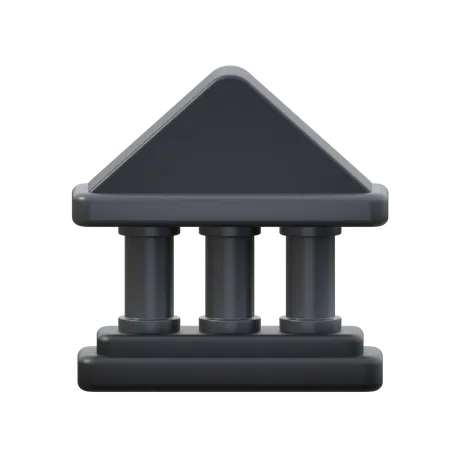 Bank  3D Icon