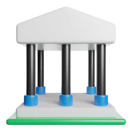 Bank  3D Icon