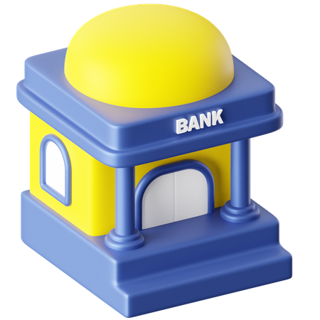 Bank  3D Icon