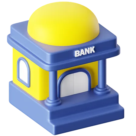 Bank  3D Icon