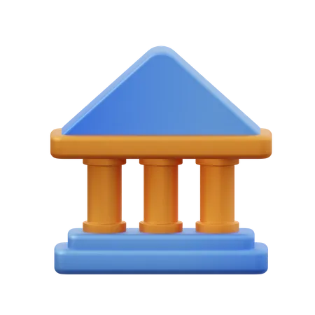 Bank  3D Icon