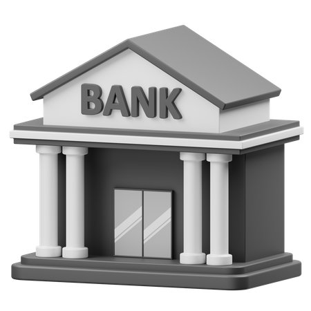 Bank  3D Icon