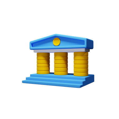 Bank  3D Icon