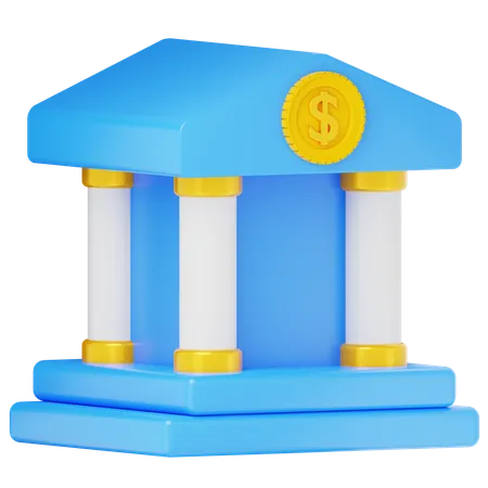 Bank  3D Icon