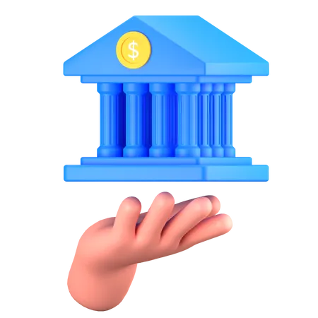 Bank  3D Icon