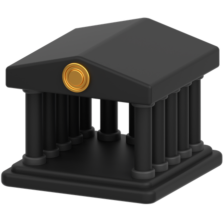 Bank  3D Icon