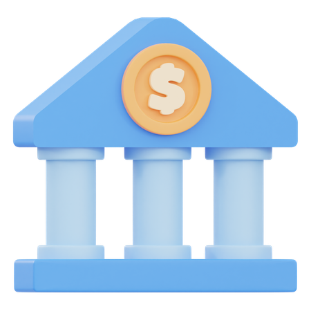 Bank 3D Icon
