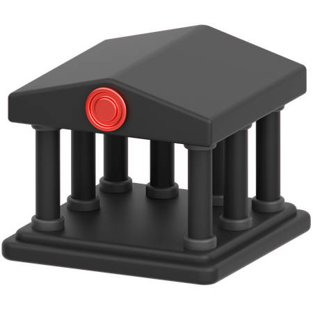 Bank  3D Icon