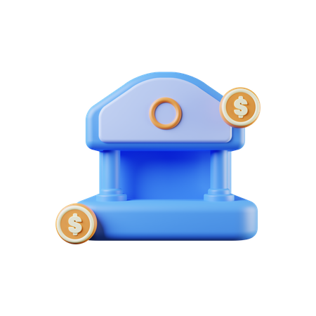 Bank  3D Icon
