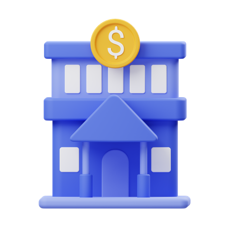 Bank  3D Icon