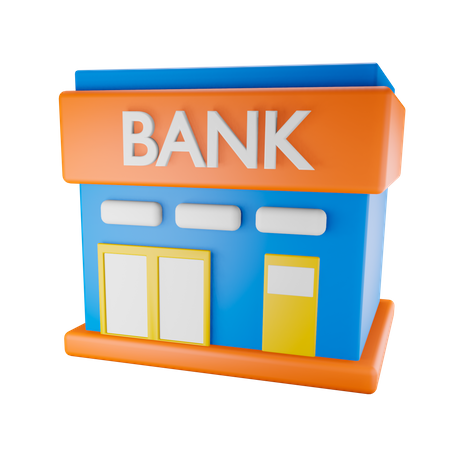 Bank  3D Icon