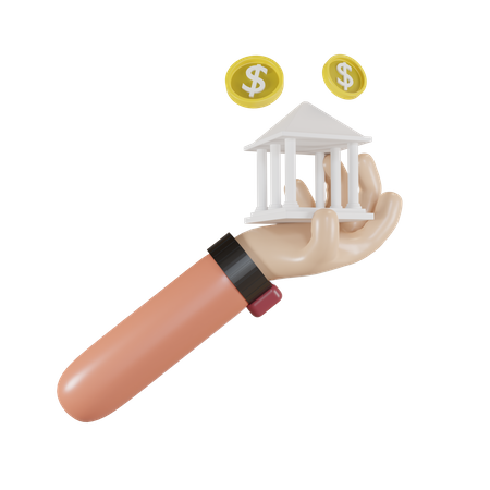 Bank  3D Icon