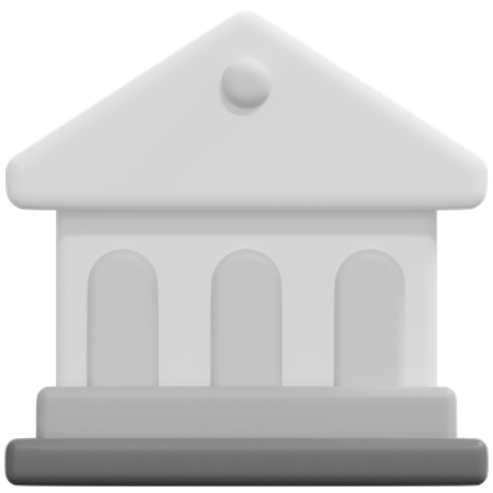 Bank  3D Icon