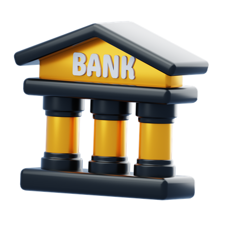Bank  3D Icon