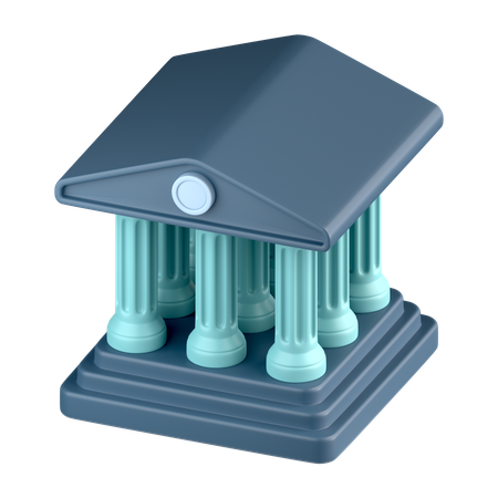 Bank  3D Icon