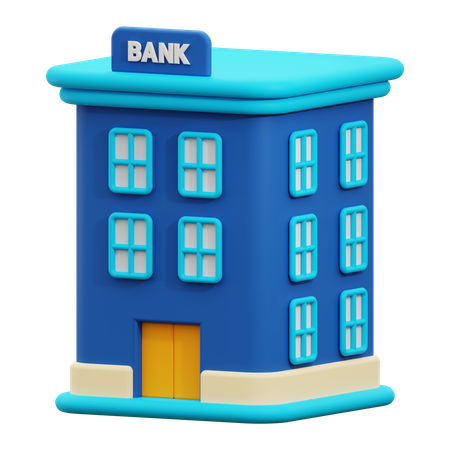 Bank  3D Icon