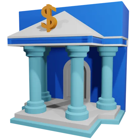 Bank  3D Illustration