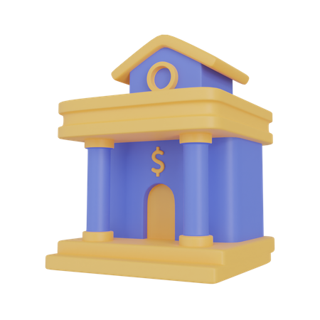 Bank  3D Illustration