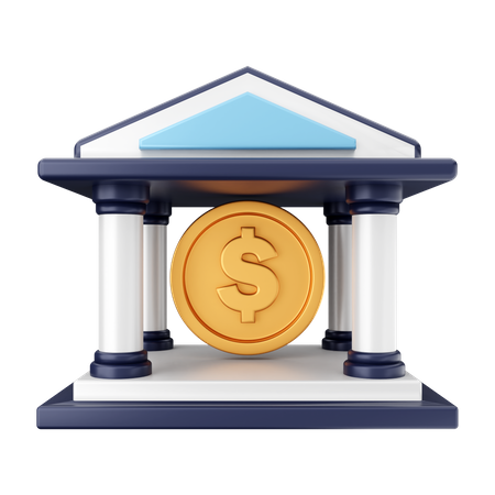 Bank  3D Illustration