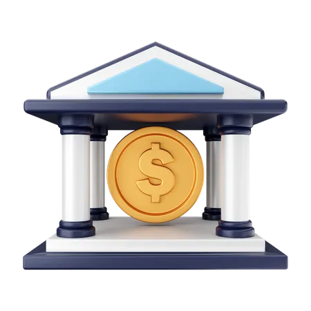 Bank  3D Illustration