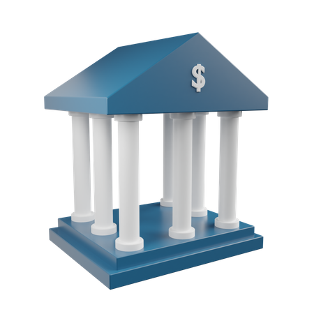 Bank  3D Illustration