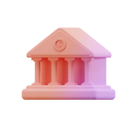 Bank  3D Illustration