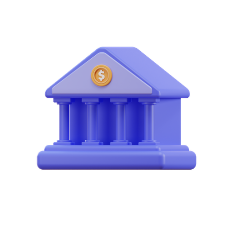 Bank  3D Illustration