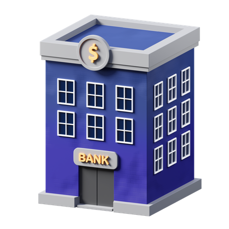 Bank  3D Illustration