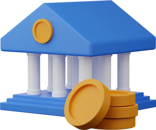 Bank  3D Illustration