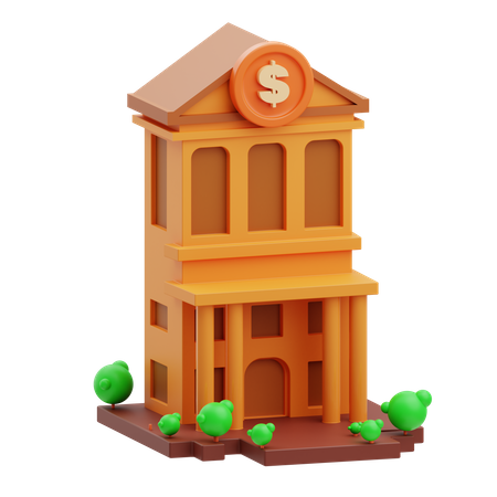 Bank  3D Illustration