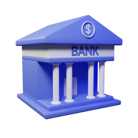 Bank  3D Illustration