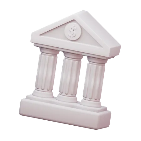 Bank  3D Illustration