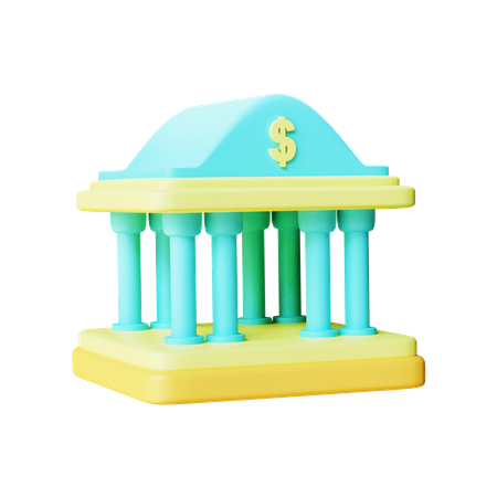 Bank  3D Illustration