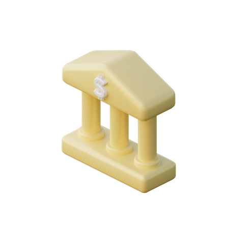 Bank  3D Illustration