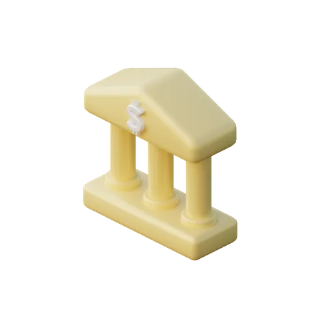 Bank  3D Illustration