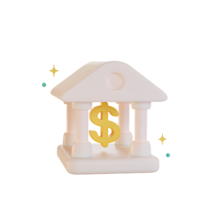 Bank  3D Illustration