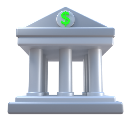 Bank  3D Illustration