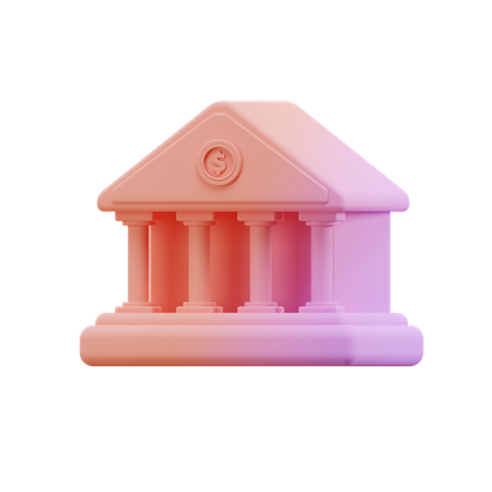 Bank  3D Illustration