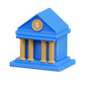 finance building emoji 3d