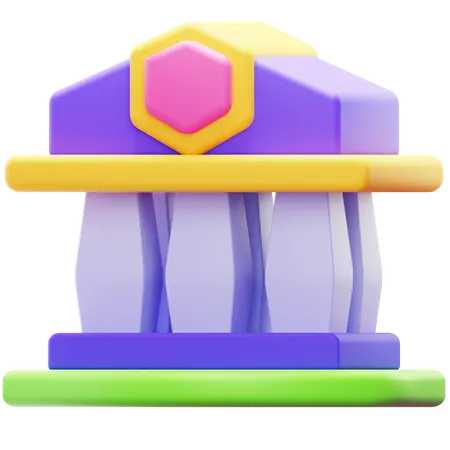 BANK 3D Icon