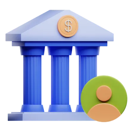3 D Accounting Illustration Bank Account 3D Icon
