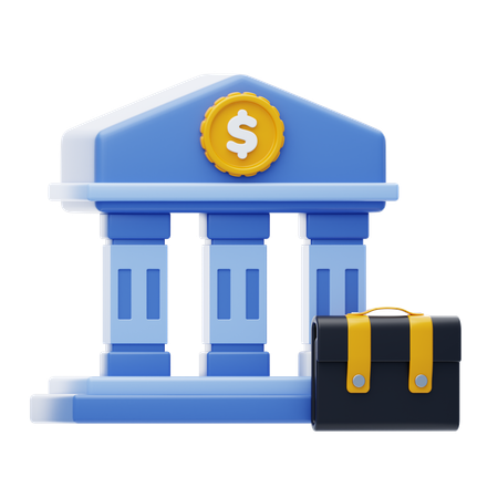 은행 계좌  3D Icon