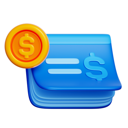 銀行口座  3D Icon