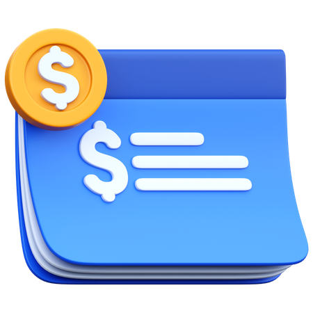 Bank Account  3D Icon