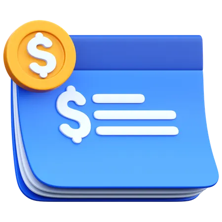 Bank Account  3D Icon