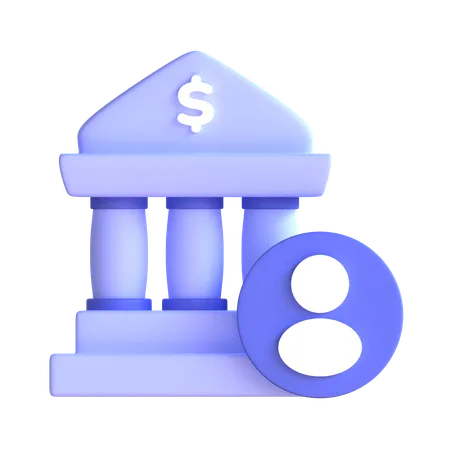 Bank Account  3D Icon