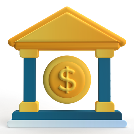 Bank Account  3D Icon