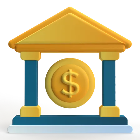 Bank Account  3D Icon