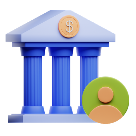 Bank Account  3D Icon