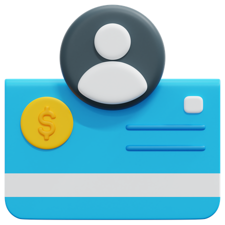 Bank Account  3D Icon